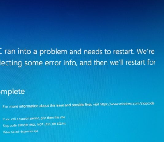 Windows 10 Blue Screen error