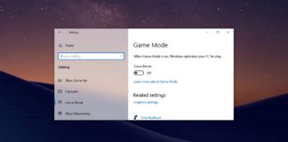 Windows 10 Game Mode