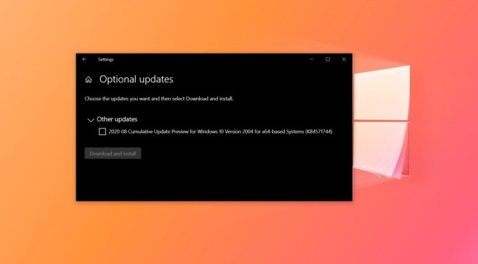 Windows 10 KB4571744