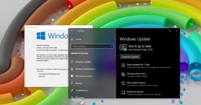 Windows 10 October 2020 Update