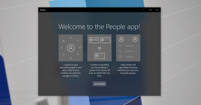 Windows 10 People app Windows 10 People app
