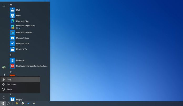 Windows 10 Sleep Mode