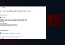 Windows 10 Storage Sense
