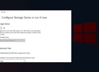 Windows 10 Storage Sense