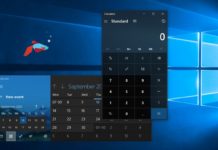 Windows 10 apps window