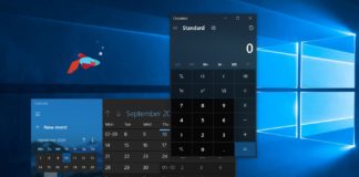 Windows 10 apps window