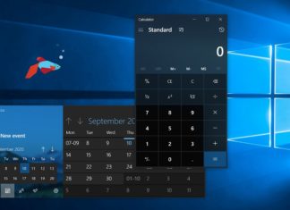 Windows 10 apps window