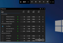 Windows 10 modern resources manager