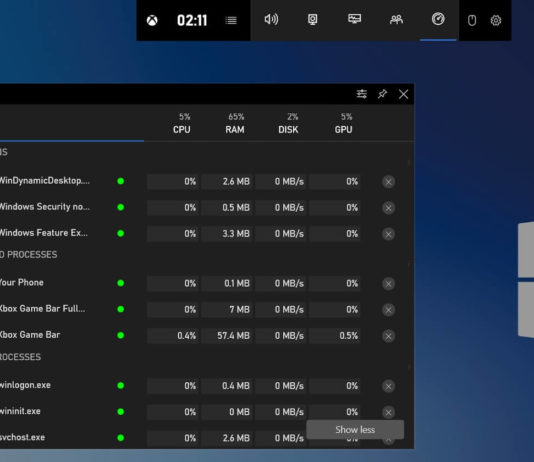 Windows 10 is getting a modern Task Manager, but it works with Game Mode only Windows 10 modern resources manager
