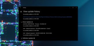 Windows 10 optional driver updates