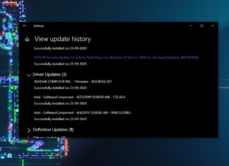Windows 10 optional driver updates