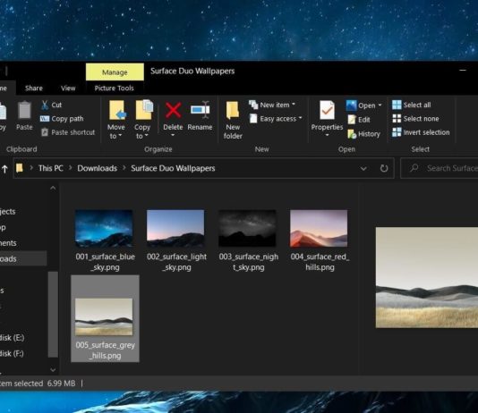 Jazz up your Windows 10 desktop with Surface Duo wallpapers