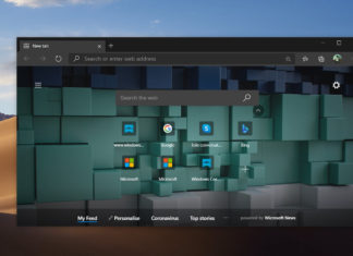 Microsoft Chromium scrolling feature