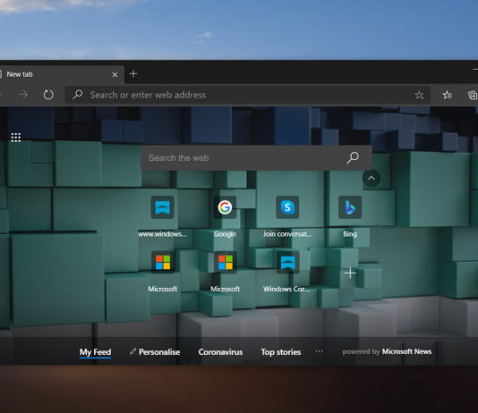 Microsoft Chromium scrolling feature