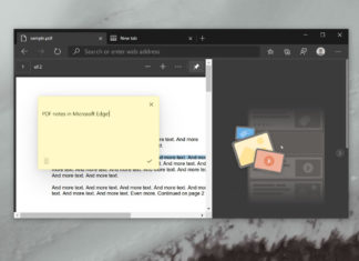Microsoft Edge PDF update
