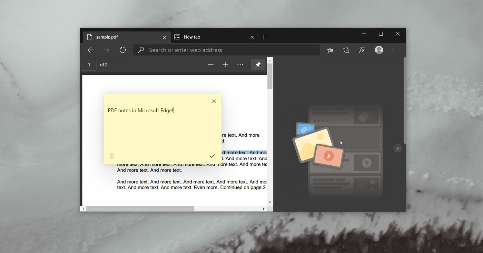 Microsoft Edge gets new Favorites menu, PDF features and more