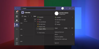 Microsoft Teams availability status