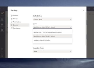 Microsoft Teams background noise