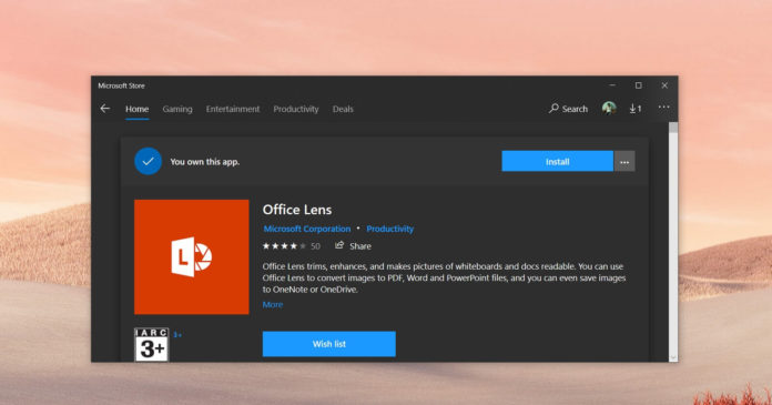 Office Lens app