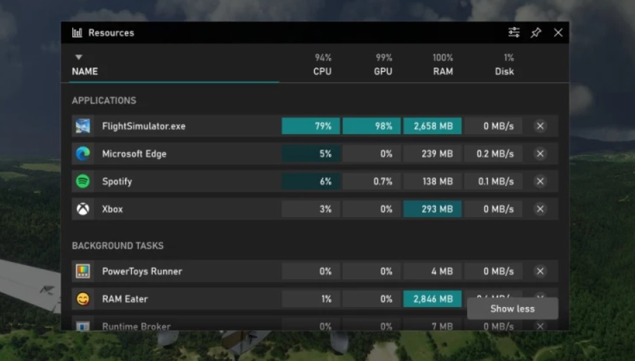 how to run a process monitor windows 10