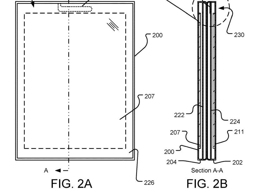 Surface foldable patent