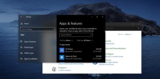 Windows 10 Control Panel app