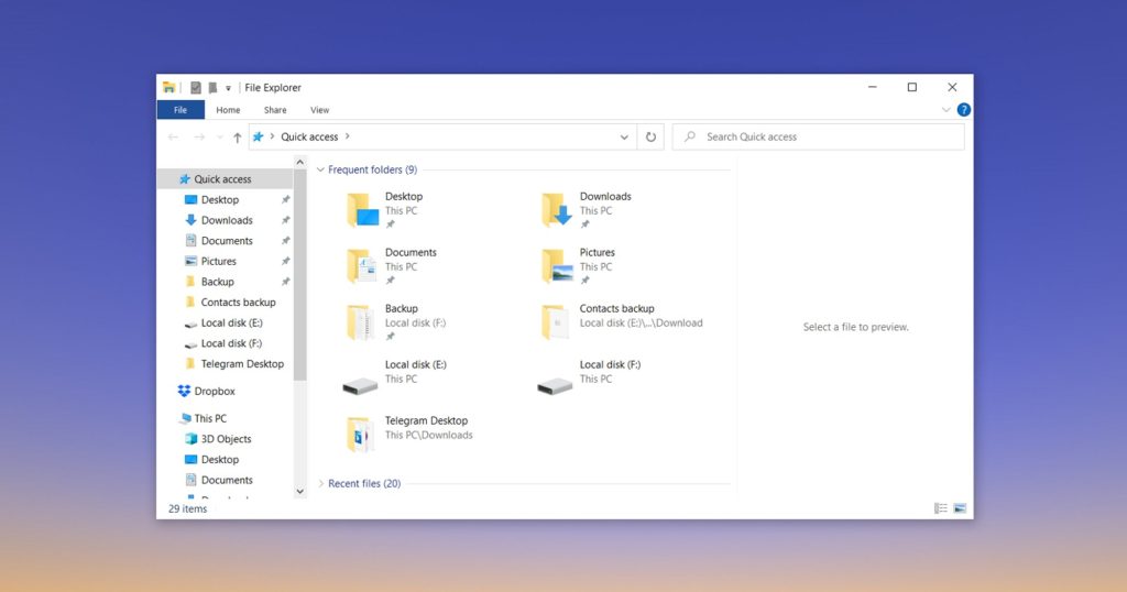 how to change appearance of file explorer in windows 10