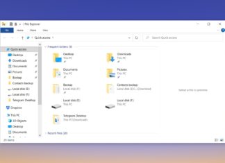 Windows 10 File Explorer
