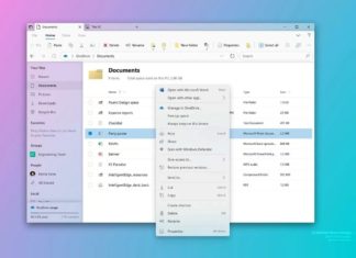 Windows 10 Fluent Design