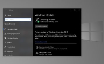 Windows 10 October 2020 Update features