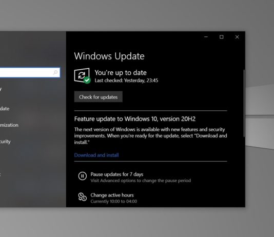 Windows 10 October 2020 Update features