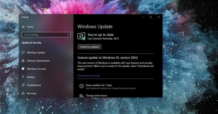 Windows 10 October 2020 Update issues