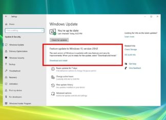 Windows 10 October update release