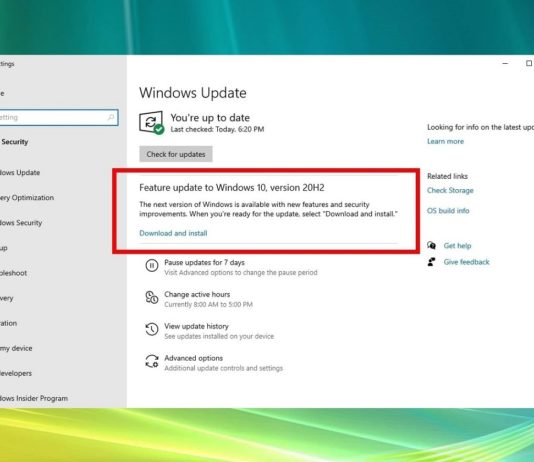 Windows 10 October update release