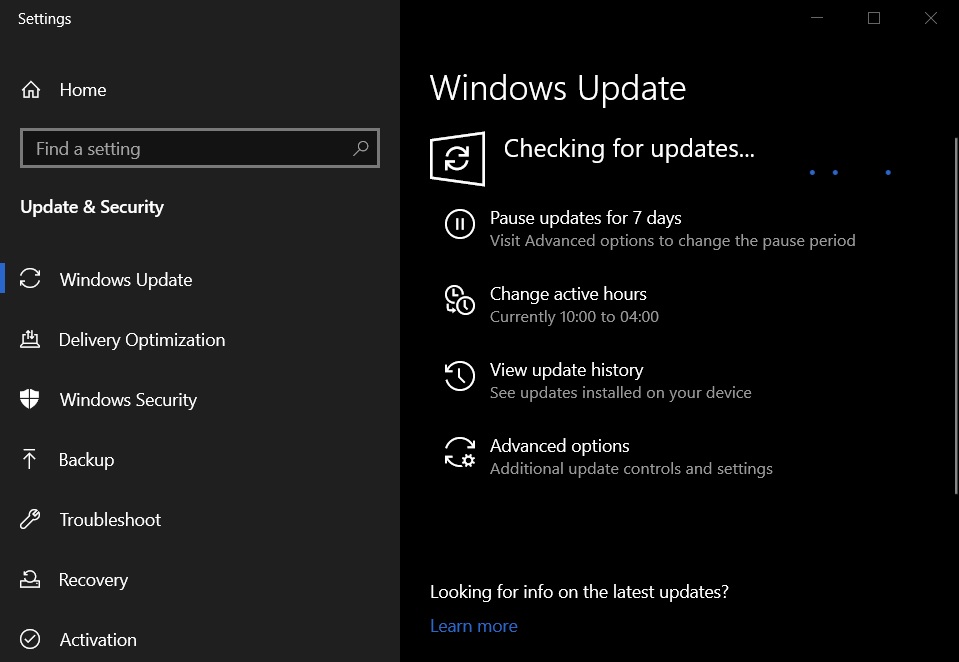 Windows 10 Patch Tuesday update