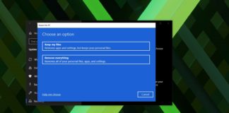 Windows 10 Reset this PC