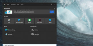 Windows 10 Search bar