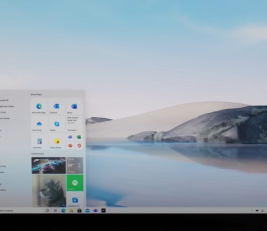 Windows 10 desktop screen