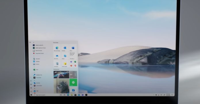 Windows 10 desktop screen