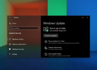Windows 10 driver quality update