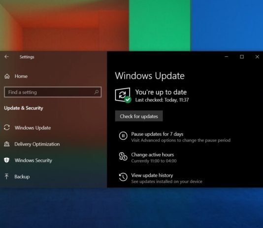 Windows 10 driver quality update