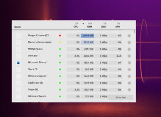 Windows 10 resources monitor widget