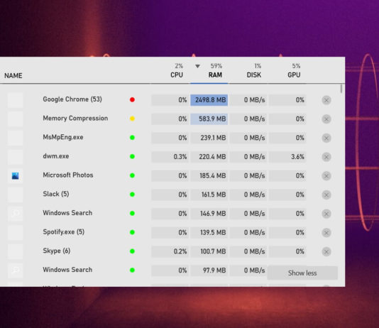 Windows 10 resources monitor widget