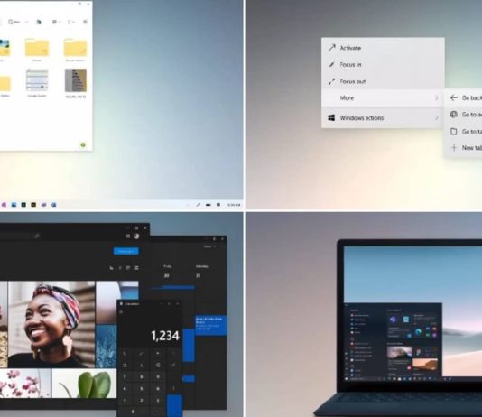 Windows 10X features
