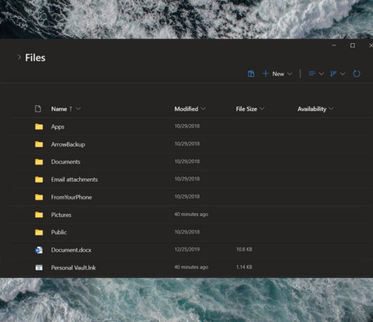 Windows 10X features