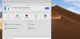 Windows Search on Windows 10