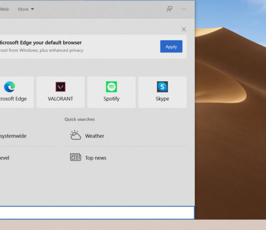 Windows Search on Windows 10