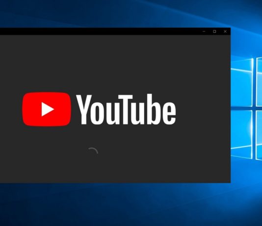 YouTube for Windows 10