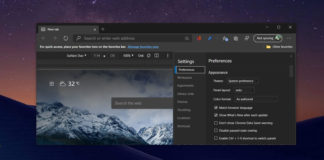 Edge Chromium browser