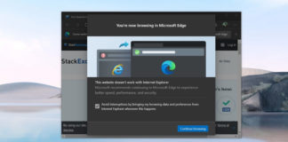 Internet Explorer and Edge